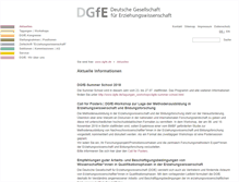 Tablet Screenshot of dgfe.de